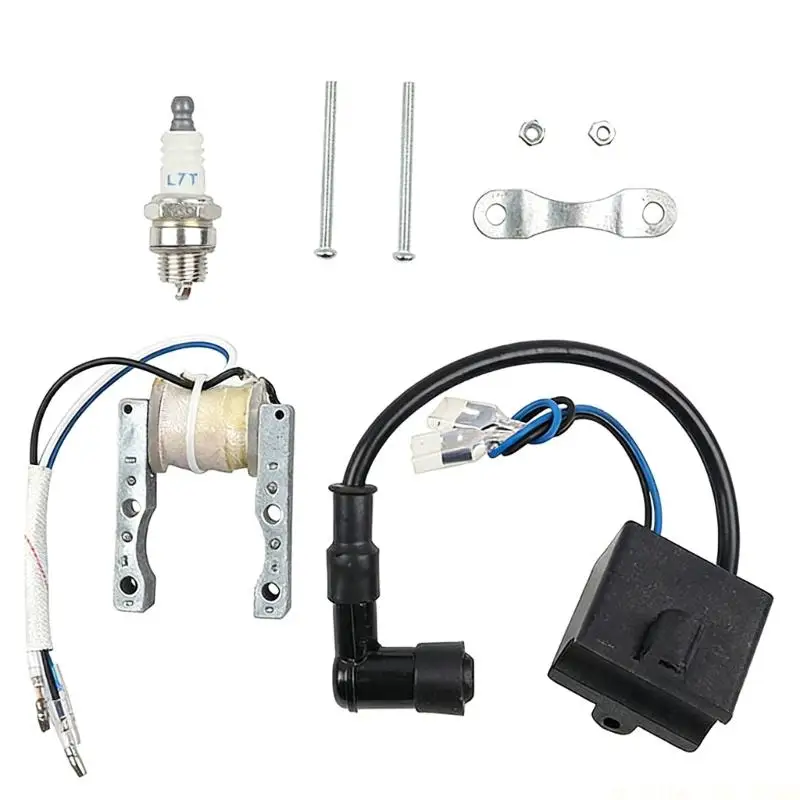 J0MA Ignition Coil And Plugs Motorcycle Engines For 49cc 66cc 80cc 2-Strokes
J0MA Ignition Coil And Plugs Motorcycle Engines For 49cc 66cc 80cc 2-Strokes
