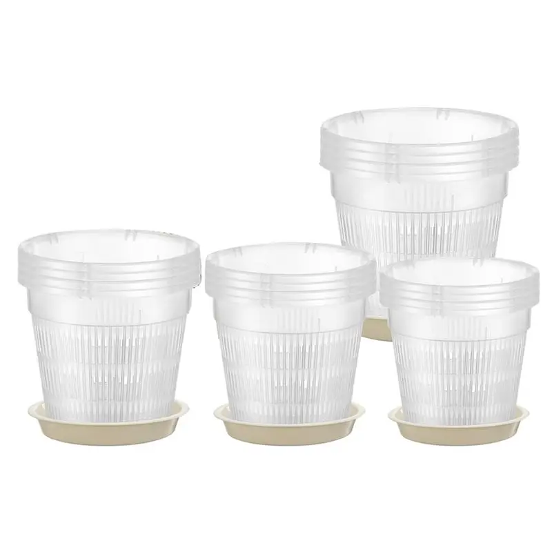 A67P-16 Pcs Orchid Pot 4.5/5.5/6/7.5 Inch Orchid Pots With Holes And Saucers Orchid Planter Pots Clear Plastic Flower Pot
A67P-16 Pcs Orchid Pot 4.5/5.5/6/7.5 Inch Orchid Pots With Holes And Saucers Orchid Planter Pots Clear Plastic Flower Pot