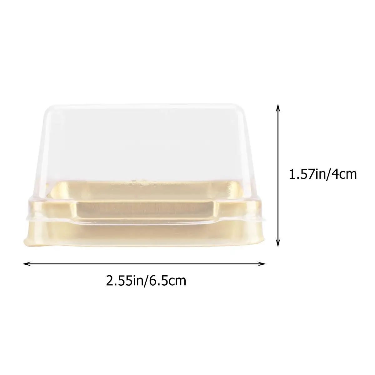 100 Pcs Cake Slice Container Paper Packing Box Food Containers with Lids Dessert Mini Golden Plastic
100 Pcs Cake Slice Container Paper Packing Box Food Containers with Lids Dessert Mini Golden Plastic