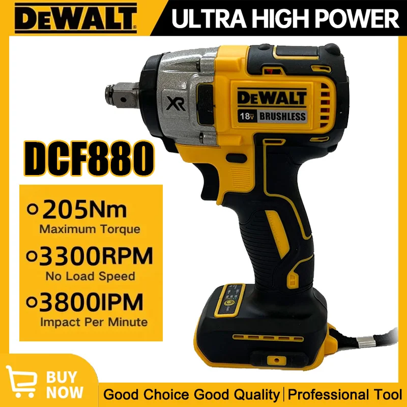 Dewalt DCF880 3300RPM Brushless Impact Wrench High Torque Cordless Electric Wrench Tire Repair Tool 20V Rechargeable Power Tools
Dewalt DCF880 3300RPM Brushless Impact Wrench High Torque Cordless Electric Wrench Tire Repair Tool 20V Rechargeable Power Tools