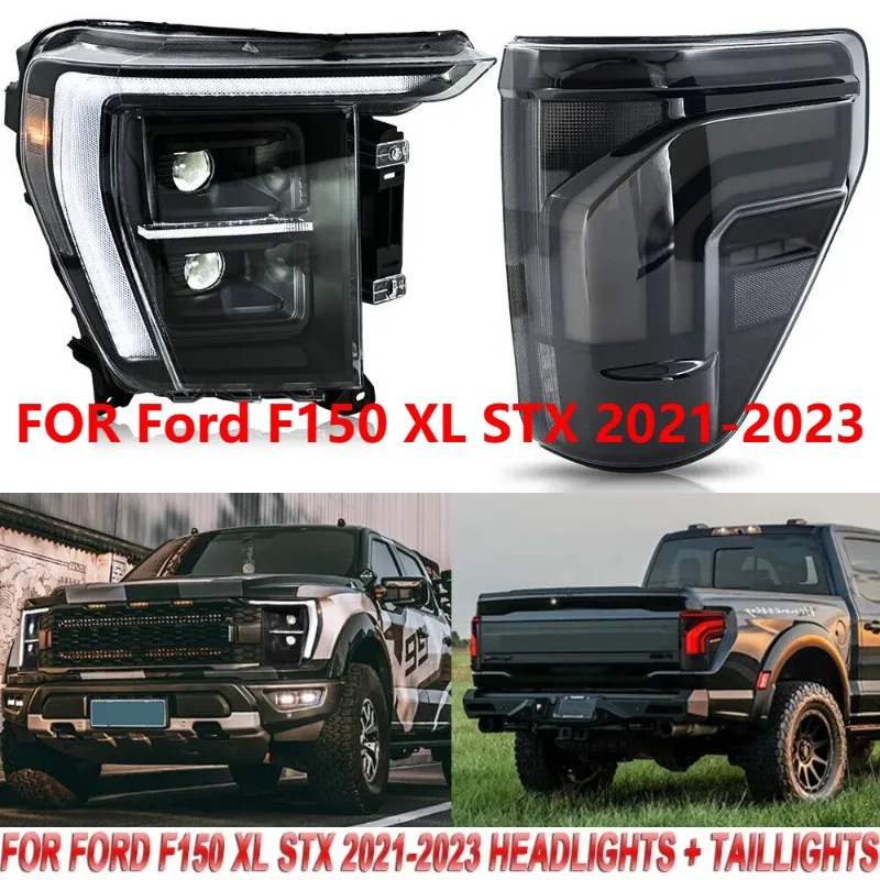 Для Ford F150 XL STX 2021-2023 Полностью светодиодный комплект фар и задних фонарей в сборе
Для Ford F150 XL STX 2021-2023 Полностью светодиодный комплект фар и задних фонарей в сборе