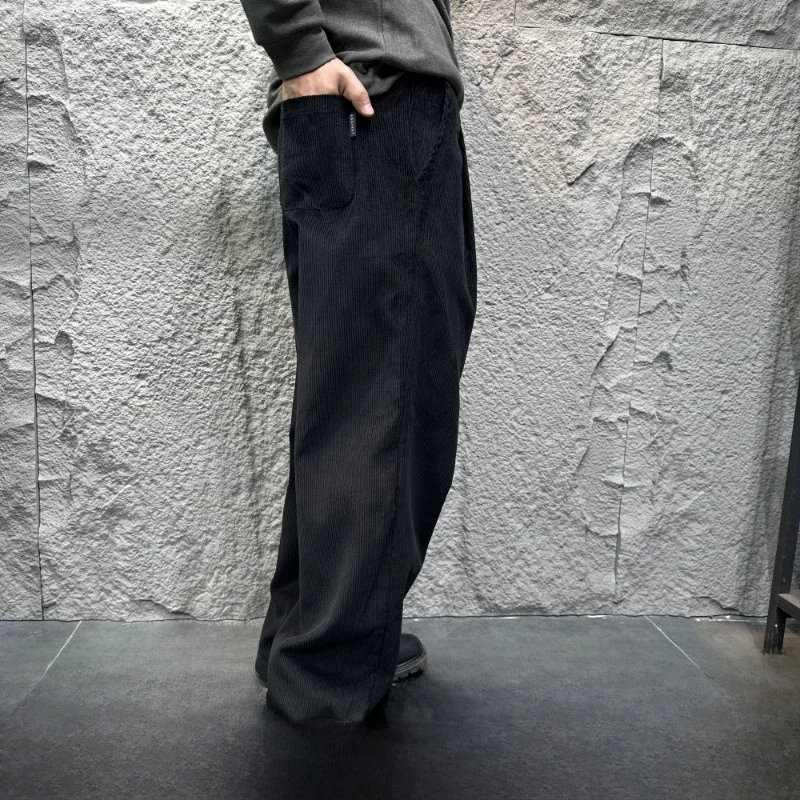 Retro Waed Loose Fit Men's Casual Pants Comfortable Straight Leg Velvet Trousers Faionable Autumn Winter Clothing
Retro Waed Loose Fit Men's Casual Pants Comfortable Straight Leg Velvet Trousers Faionable Autumn Winter Clothing