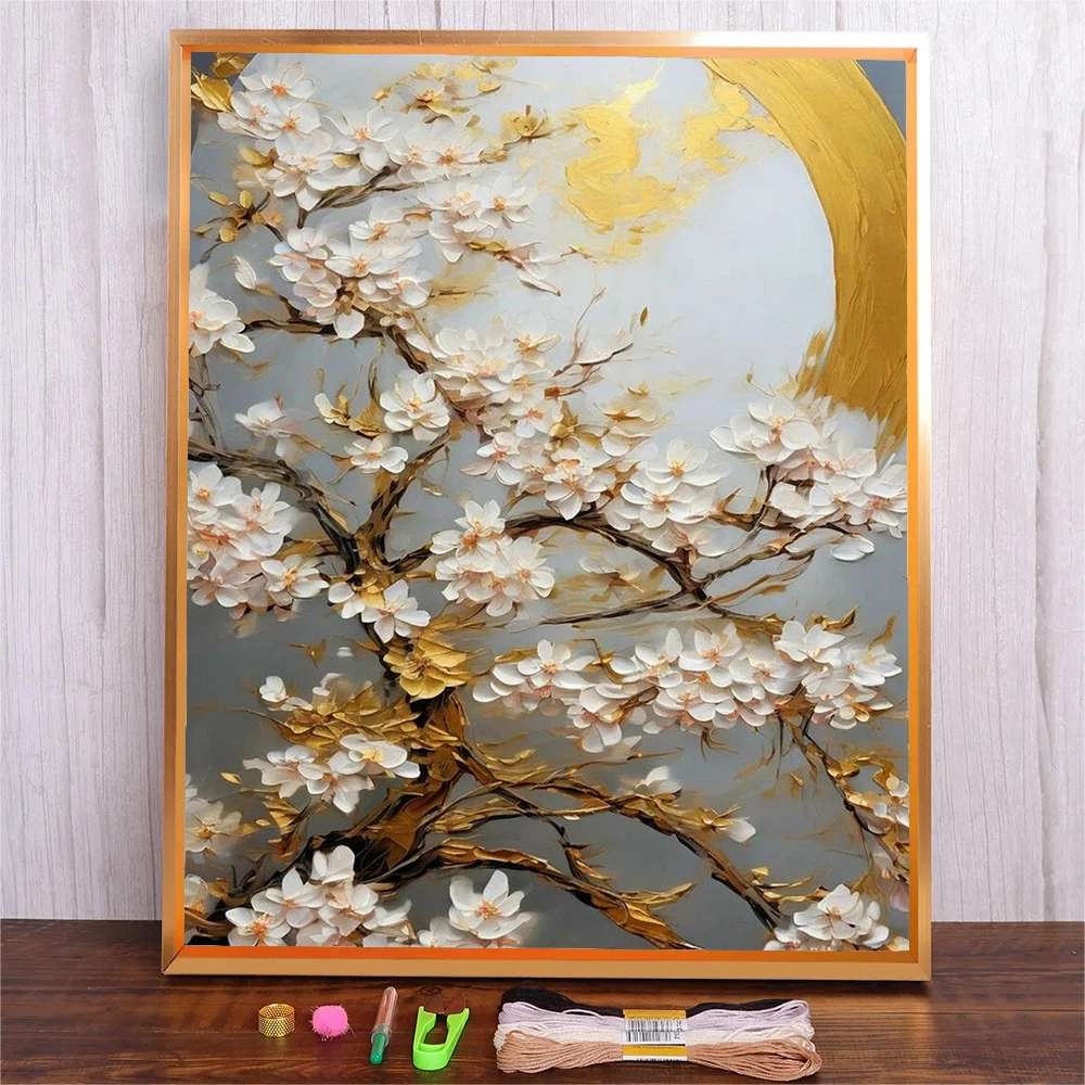 New Arrivals Embroidery Flower Tree Needlework Cross Stitch Kits 11ct Printed Canvas For Living Room Wall Handmade Home Decor
New Arrivals Embroidery Flower Tree Needlework Cross Stitch Kits 11ct Printed Canvas For Living Room Wall Handmade Home Decor