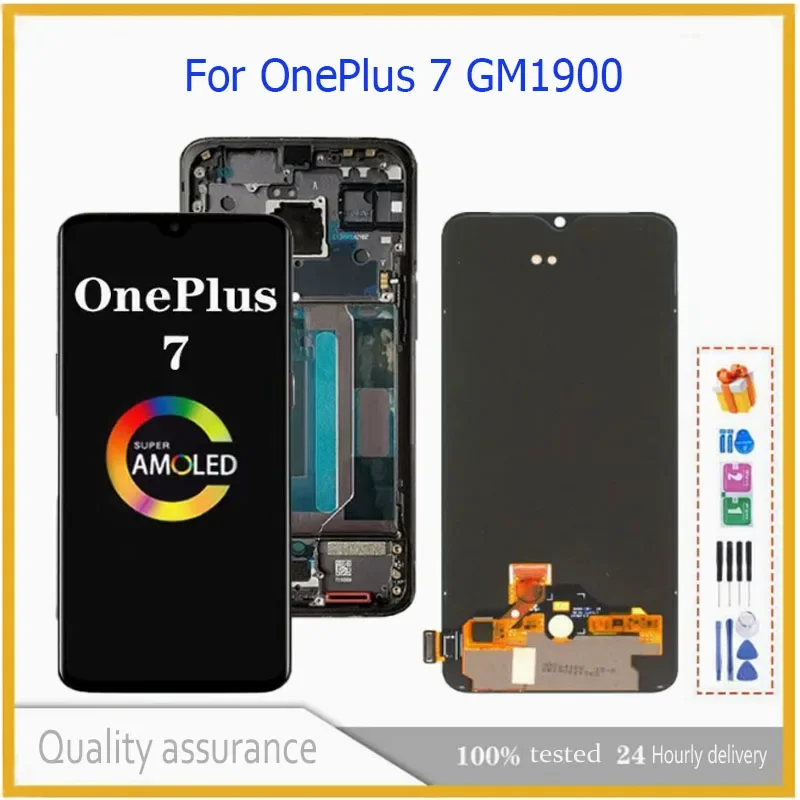 New 6.41 "AMOLED for OnePlus 7 1 7 LCD display touch screen digitizer assembly fit one plus 7 M1900 gm1901 gm1919 gm1905 LCD
New 6.41 "AMOLED for OnePlus 7 1 7 LCD display touch screen digitizer assembly fit one plus 7 M1900 gm1901 gm1919 gm1905 LCD