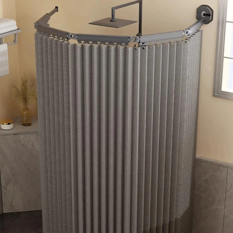 Складная занавеска для душа — водонепроницаемая перегородка для ванной комнаты, отделение для влажной и сухой уборки без сверления, невидимая раздвижная дверь для небольших помещений
Складная занавеска для душа — водонепроницаемая перегородка для ванной комнаты, отделение для влажной и сухой уборки без сверления, невидимая раздвижная дверь для небольших помещений