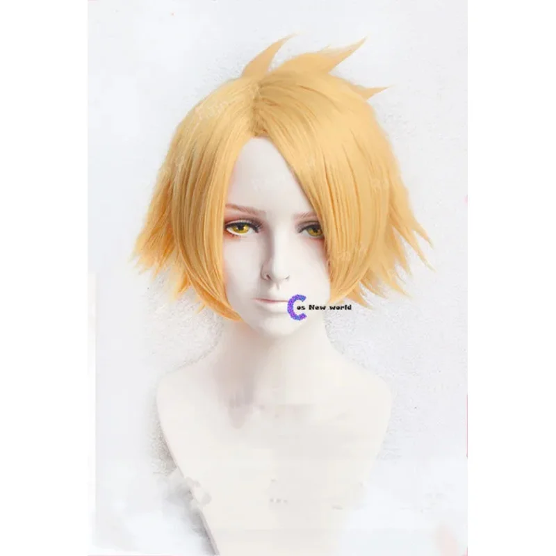 CyAnime My Hero Hero Academia Denki Kaminari парики короткие золотые термостойкие синтетические парики для косплея + шапочка для парика + черное осветление
CyAnime My Hero Hero Academia Denki Kaminari парики короткие золотые термостойкие синтетические парики для косплея + шапочка для парика + черное осветление
