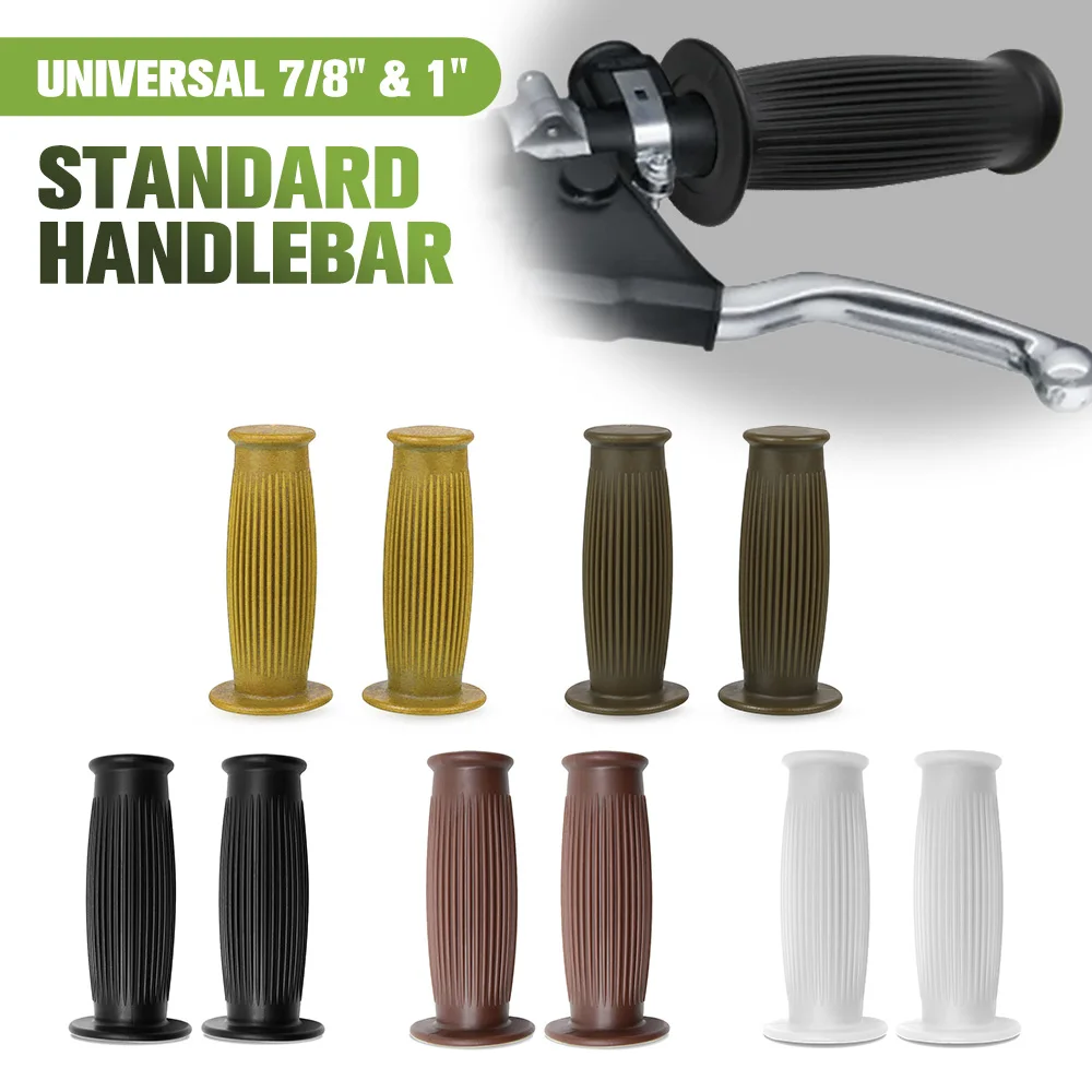 Vintage Cafe Racer Motorcycle Universal 25MM 28MM High-elasticity Retro Rubber Handlebar Durable Hand Grip Rubber Grips Ends
Vintage Cafe Racer Motorcycle Universal 25MM 28MM High-elasticity Retro Rubber Handlebar Durable Hand Grip Rubber Grips Ends