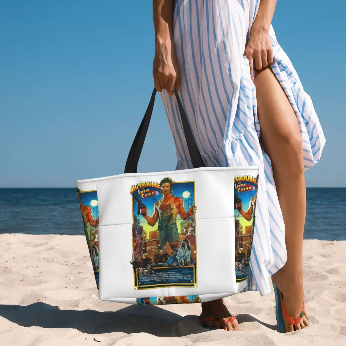 Big Trouble In Little China Beach Tote Bag Sport Gym Yoga Duffle Large Tote Bag Women Travel Bag Fitness bag
Big Trouble In Little China Beach Tote Bag Sport Gym Yoga Duffle Large Tote Bag Women Travel Bag Fitness bag