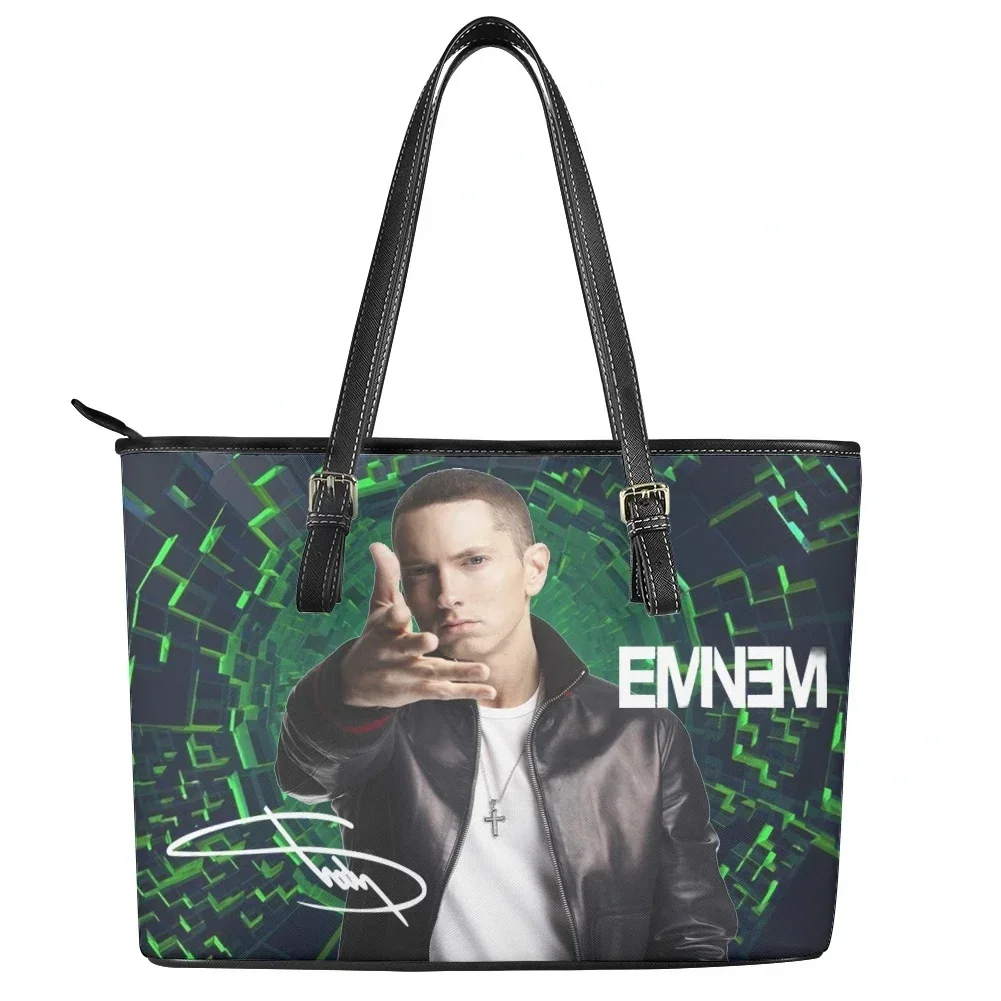 Eminem Hip hop Rock Singer Custom Handbag Womens Mens Personalized Tote Bag Shoulder Bag Business Leather Purse Travel Bag Gift
Eminem Hip hop Rock Singer Custom Handbag Womens Mens Personalized Tote Bag Shoulder Bag Business Leather Purse Travel Bag Gift