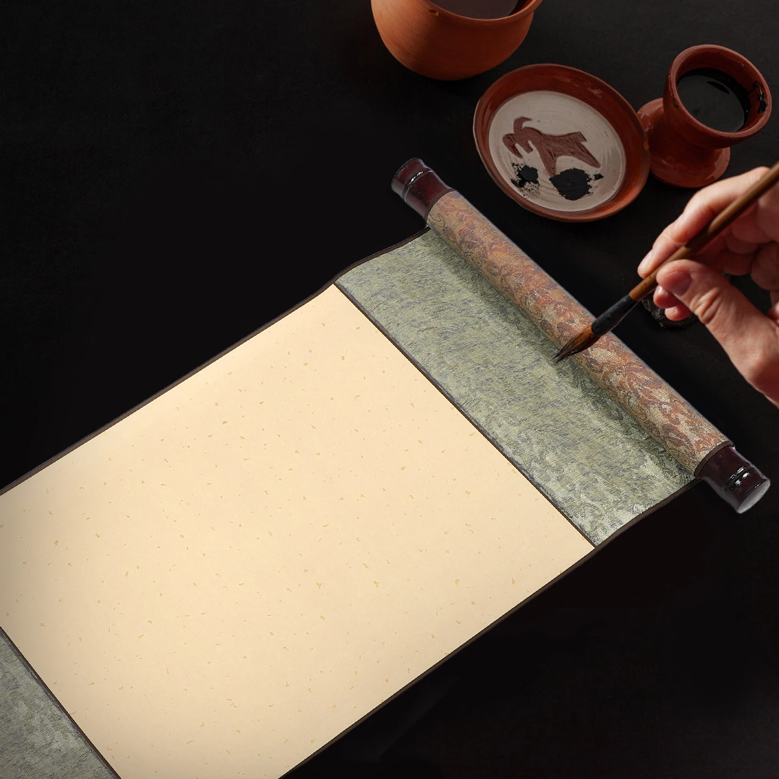 Mounted Rice Paper Scroll Blank Chinese Style Reusable Draft Long Speech Calligraphy Painting Horizontal
Mounted Rice Paper Scroll Blank Chinese Style Reusable Draft Long Speech Calligraphy Painting Horizontal