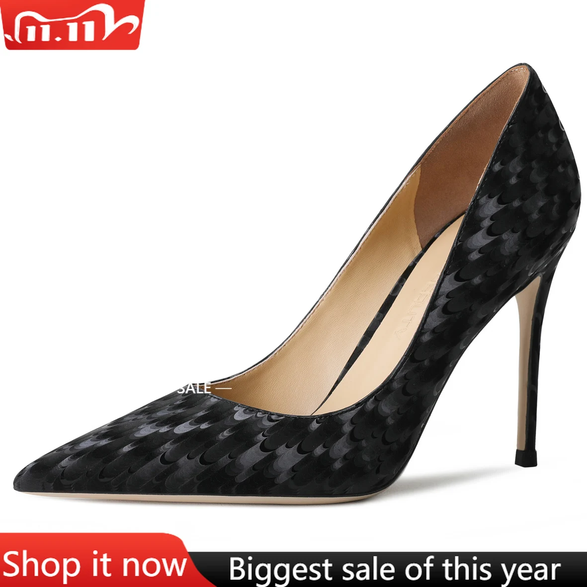 【Measure your feet length before order】Luxury Designer Women Elegant Pointy Toe Pumps Stiletto High Heel Sexy Prom Shoe 9-CHC-33
【Measure your feet length before order】Luxury Designer Women Elegant Pointy Toe Pumps Stiletto High Heel Sexy Prom Shoe 9-CHC-33