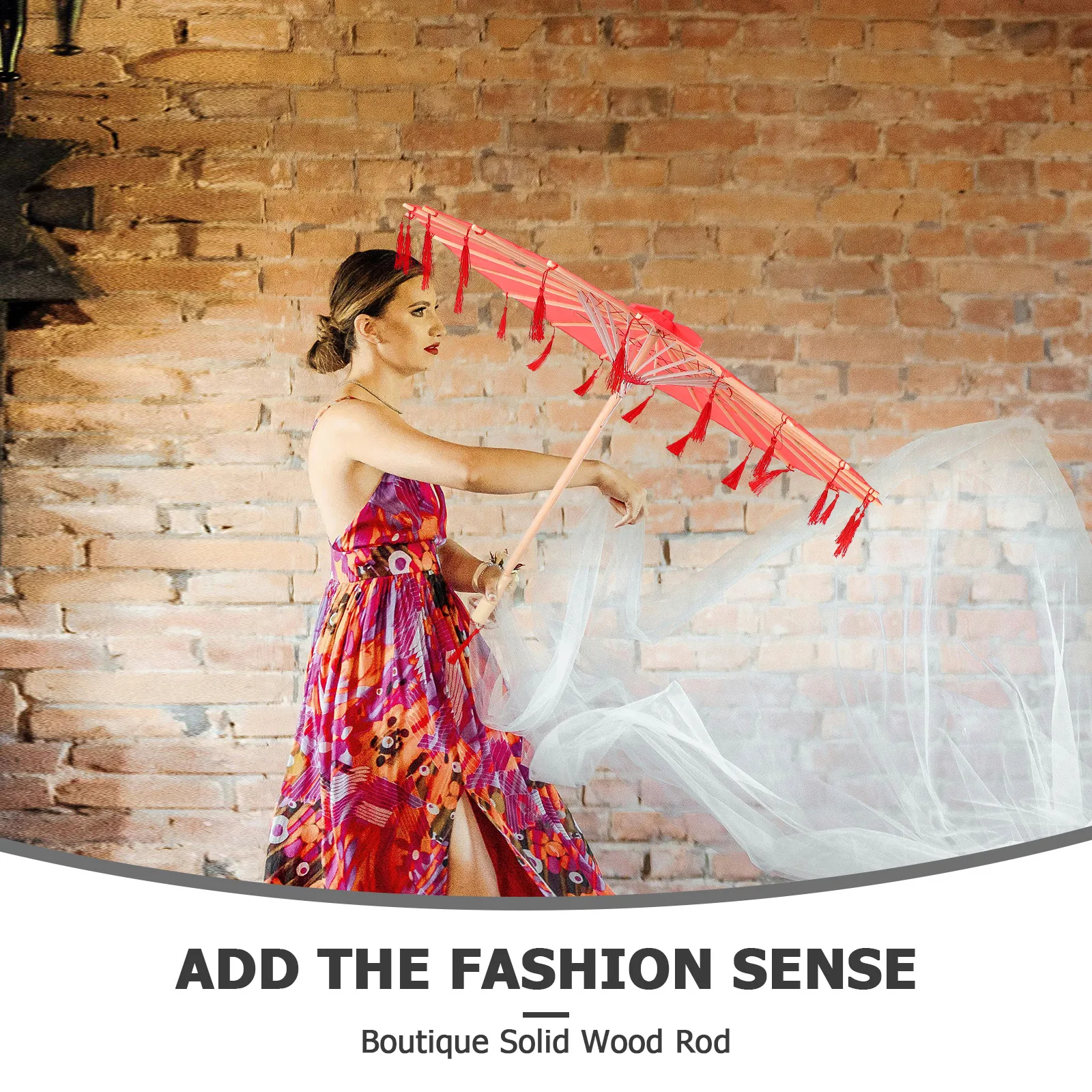 Tassel Umbrella 165cm+ Wood Handle 82cm Diameter Decorative Wedding Props Chinese Style Dance Performance Photo Outdoor Handheld
Tassel Umbrella 165cm+ Wood Handle 82cm Diameter Decorative Wedding Props Chinese Style Dance Performance Photo Outdoor Handheld
