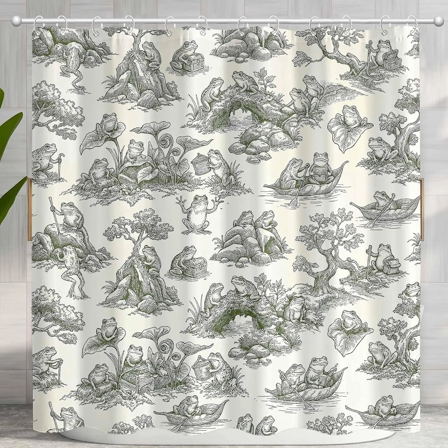 Artistic Woodland Animal Sketch Shower Curtain Waterproof Bathroom Decor Liner Nature Forest Jungle Boho Design
Artistic Woodland Animal Sketch Shower Curtain Waterproof Bathroom Decor Liner Nature Forest Jungle Boho Design
