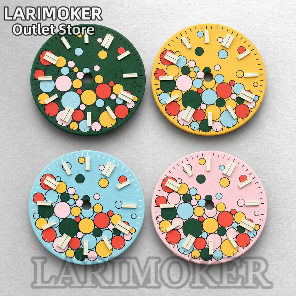 LARIMOKER 29mm Blue and Green Dial for NH35 NH36 ETA2824 2836 Mingzhu DG2813 3804 Miyota 8215 PT5000 Movement Watch Parts
LARIMOKER 29mm Blue and Green Dial for NH35 NH36 ETA2824 2836 Mingzhu DG2813 3804 Miyota 8215 PT5000 Movement Watch Parts
