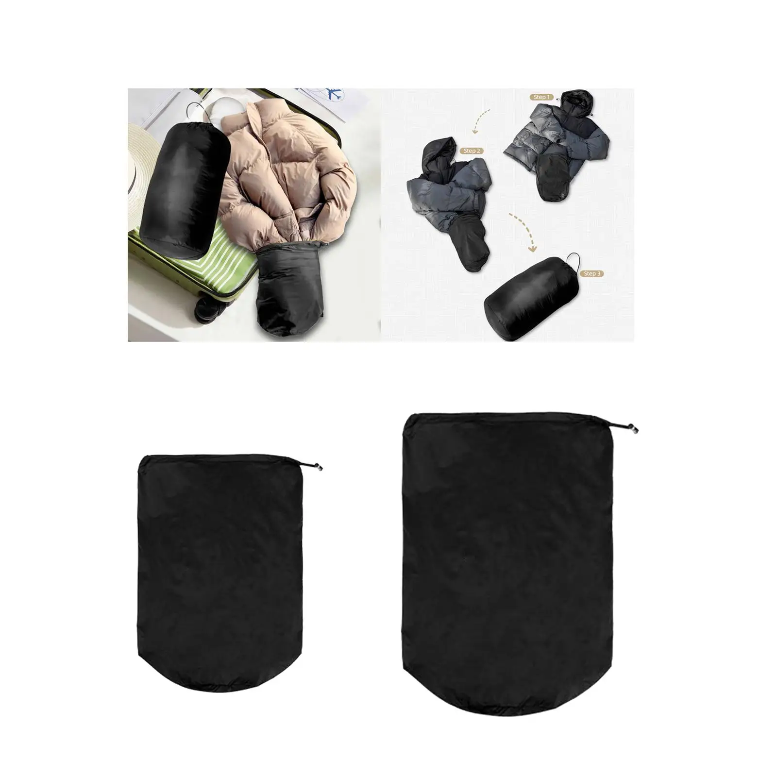 Camping Down Jacket Storage Bag Reusable Travel Storage Bag Multipurpose Clothing Storage Bag for Hiking Backpacking Home Picnic
Camping Down Jacket Storage Bag Reusable Travel Storage Bag Multipurpose Clothing Storage Bag for Hiking Backpacking Home Picnic