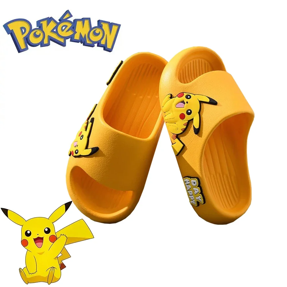 Pokemon Pikachu Anime Cartoon Pattern Indoor Sandals For Children's New Cool Creative Personalized Cute Slippers For Kid's Gift
Pokemon Pikachu Anime Cartoon Pattern Indoor Sandals For Children's New Cool Creative Personalized Cute Slippers For Kid's Gift