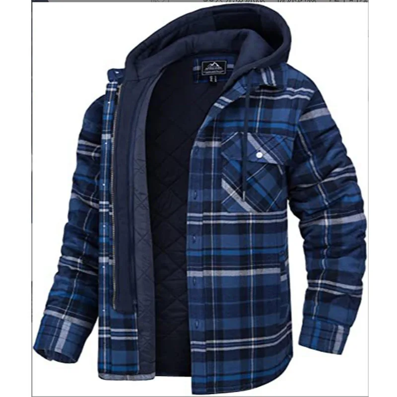 Мужская свободная куртка с капюшоном Thi Plaid, зимняя теплая длинная повседневная верхняя одежда Sve, пальто в клетку с европейским воротником для молодежи
Мужская свободная куртка с капюшоном Thi Plaid, зимняя теплая длинная повседневная верхняя одежда Sve, пальто в клетку с европейским воротником для молодежи