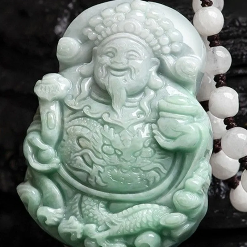 New Jade God of Wealth Pendant Lucky Glutinous Seed Men's and Women's Pendant Jade Pendant Jade
New Jade God of Wealth Pendant Lucky Glutinous Seed Men's and Women's Pendant Jade Pendant Jade