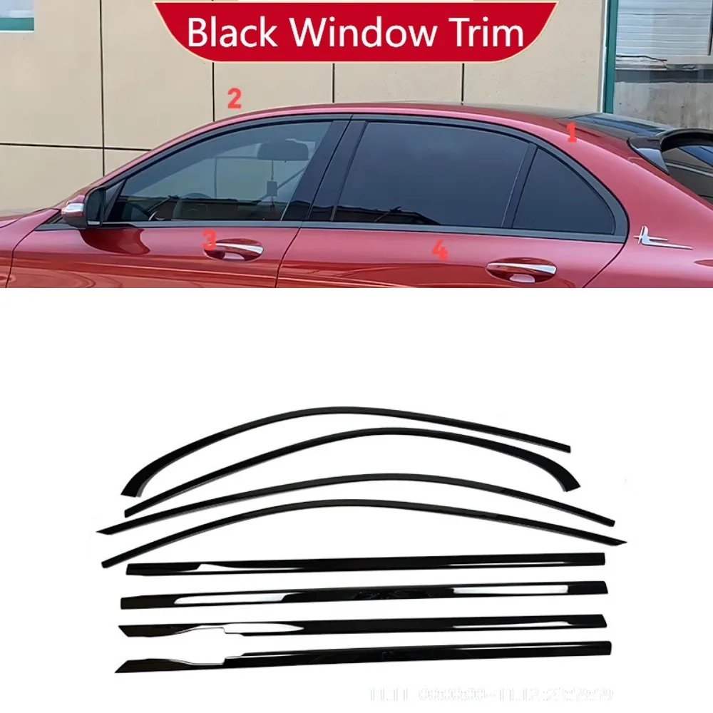 For Mercedes-Benz C-Class W204 / W205 / W206 2007-2025 Year Windows Trim Chrome Black Warrior Style Molding Body Kit Accessories
For Mercedes-Benz C-Class W204 / W205 / W206 2007-2025 Year Windows Trim Chrome Black Warrior Style Molding Body Kit Accessories