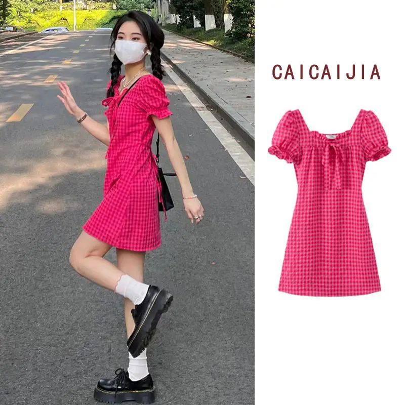 Vintage Print Dress for Women Slim Flounce Chiffon Casual Korean Long Dresses Female Clothing Summer
Vintage Print Dress for Women Slim Flounce Chiffon Casual Korean Long Dresses Female Clothing Summer