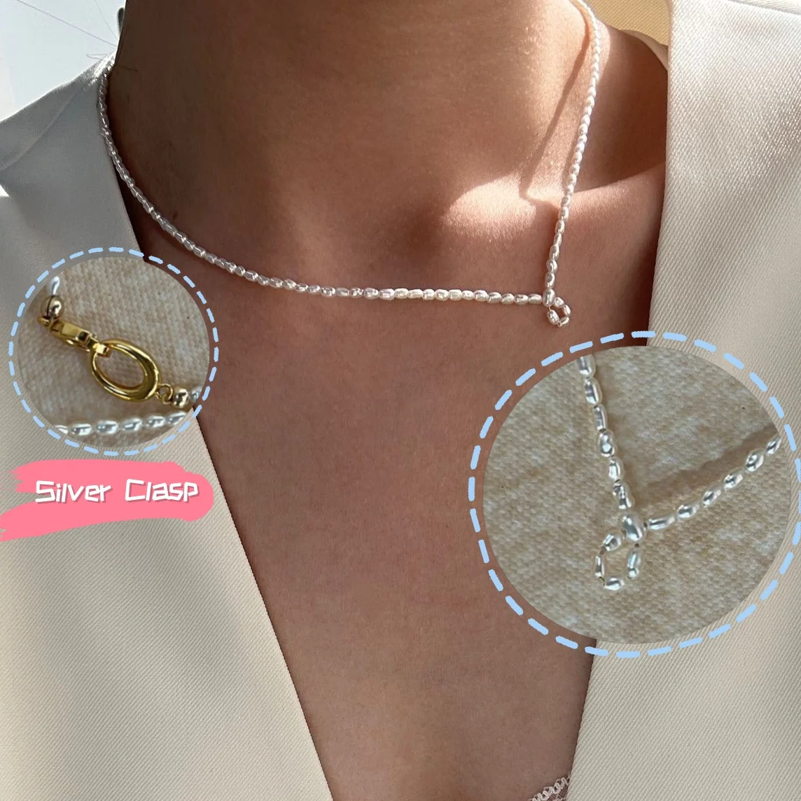 Ожерелье из пресноводного жемчуга, серебряная застежка 925, ожерелье из натурального белого жемчуга, винтажные ювелирные изделия с жемчугом, рождественские/новогодние подарки для женщин
Ожерелье из пресноводного жемчуга, серебряная застежка 925, ожерелье из натурального белого жемчуга, винтажные ювелирные изделия с жемчугом, рождественские/новогодние подарки для женщин