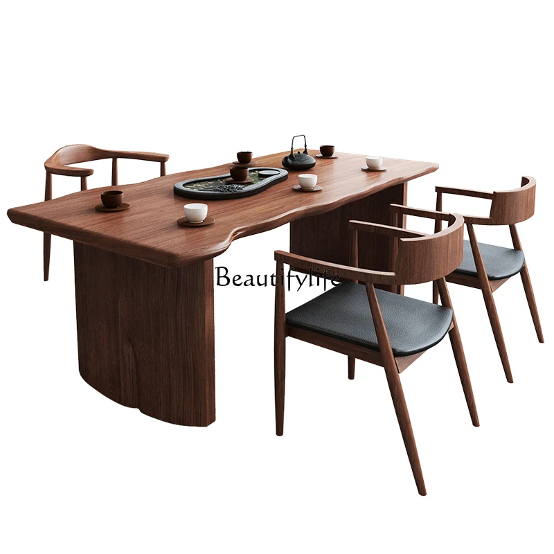 New Chinese solid wood tea table and chair combination simple kung fu tea table coffee table
New Chinese solid wood tea table and chair combination simple kung fu tea table coffee table