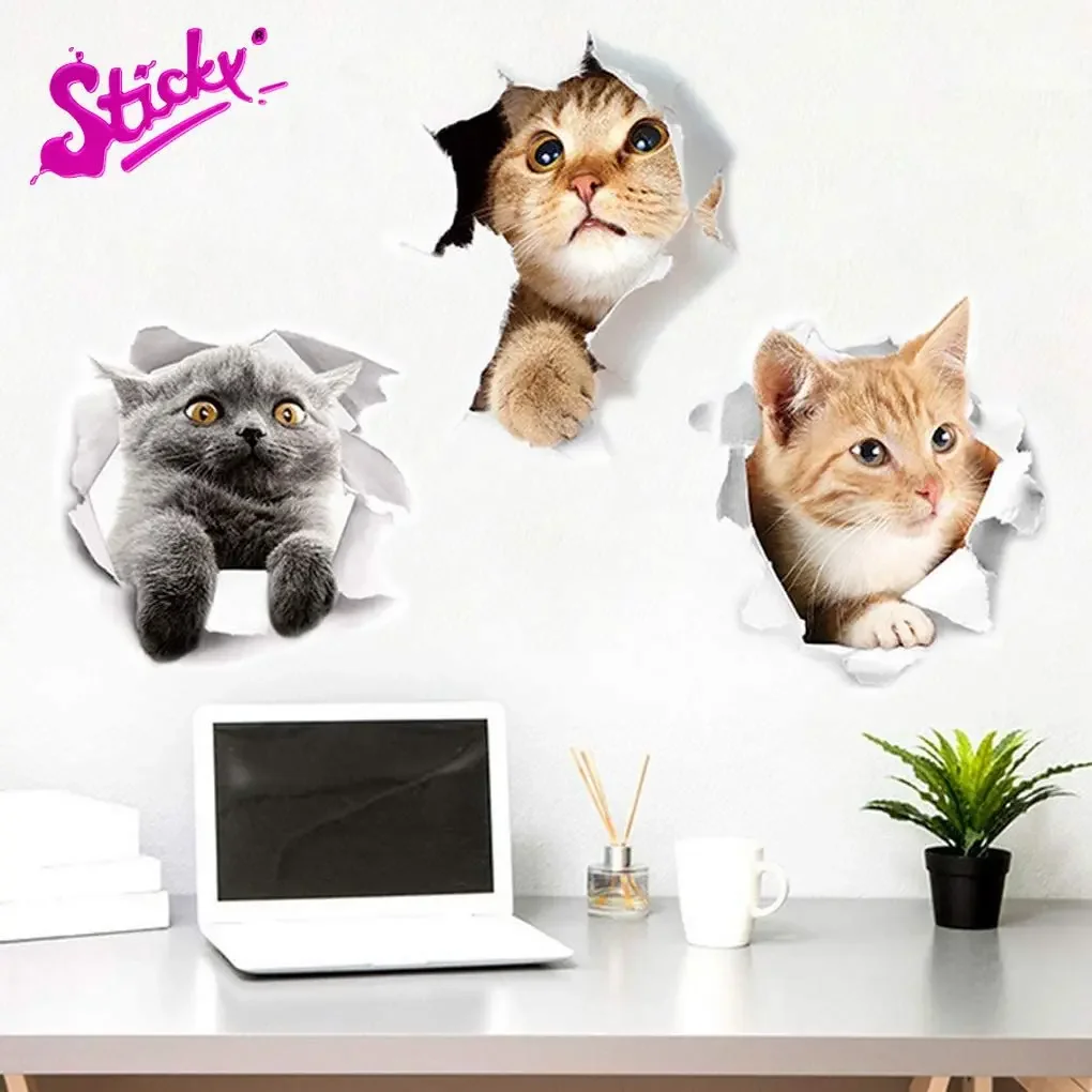3D Cute Kitten Peeking Vinyl Car Stickers - Waterproof Decals for Cars Trucks SUVs Window Bumper Laptop
3D Cute Kitten Peeking Vinyl Car Stickers - Waterproof Decals for Cars Trucks SUVs Window Bumper Laptop