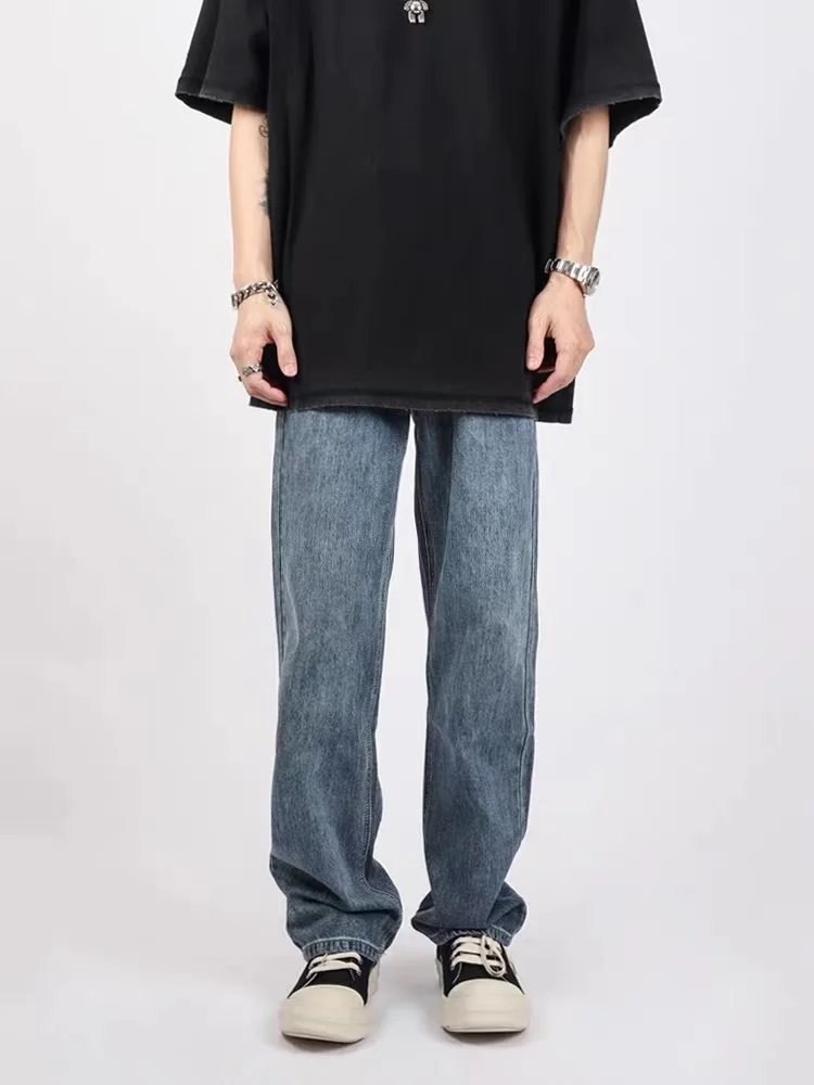 Американские ретро синие свободные прямые джинсы мужские модные брендовые брюки осень-зима с высокой талией веревочная дверь молодежная одежда
Американские ретро синие свободные прямые джинсы мужские модные брендовые брюки осень-зима с высокой талией веревочная дверь молодежная одежда