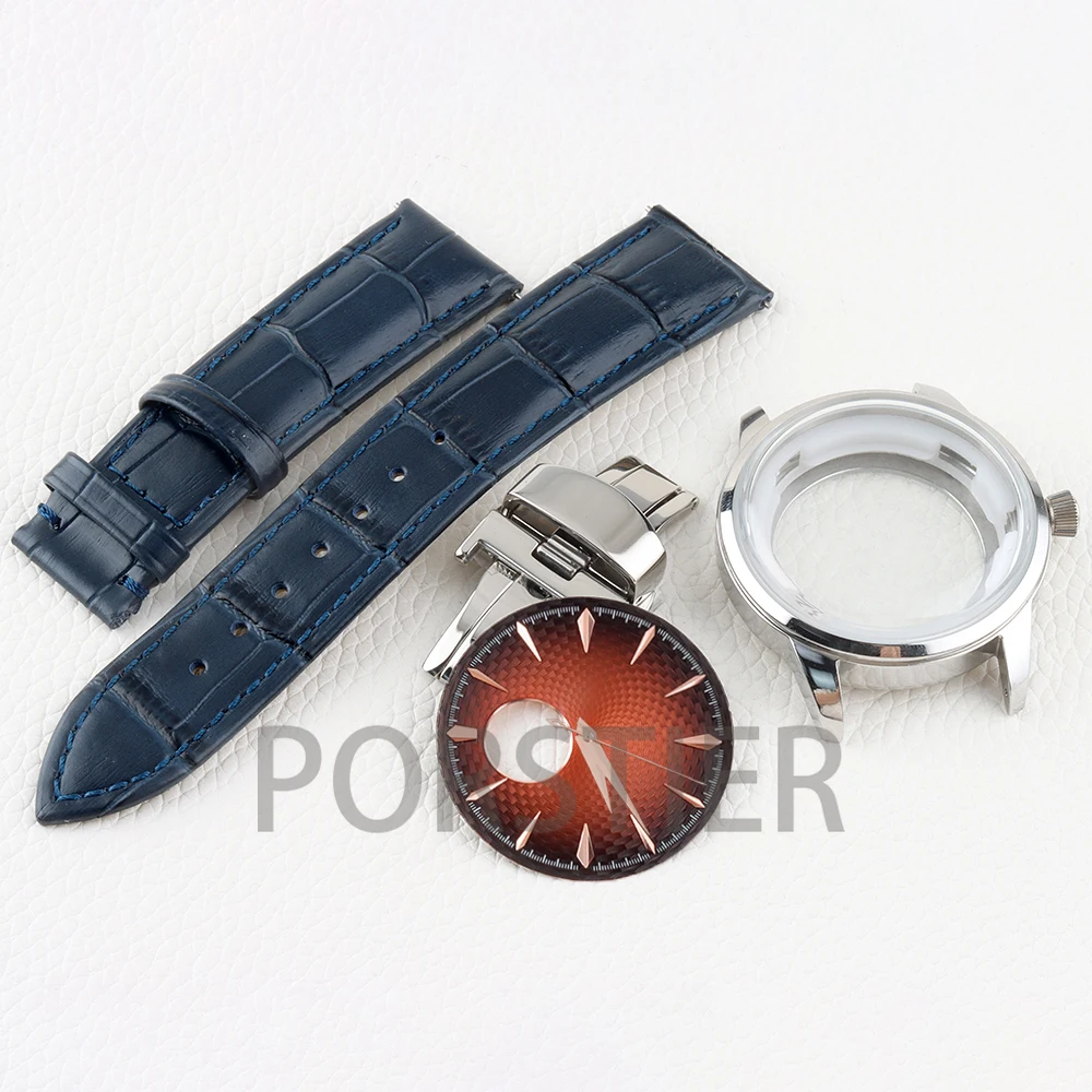 40mm Silver NH38 Watch Case Arched Glass Solid 316L Stainless Steel for Cocktail Time Presage NH38 Movement 35mm Hollow Dial
40mm Silver NH38 Watch Case Arched Glass Solid 316L Stainless Steel for Cocktail Time Presage NH38 Movement 35mm Hollow Dial