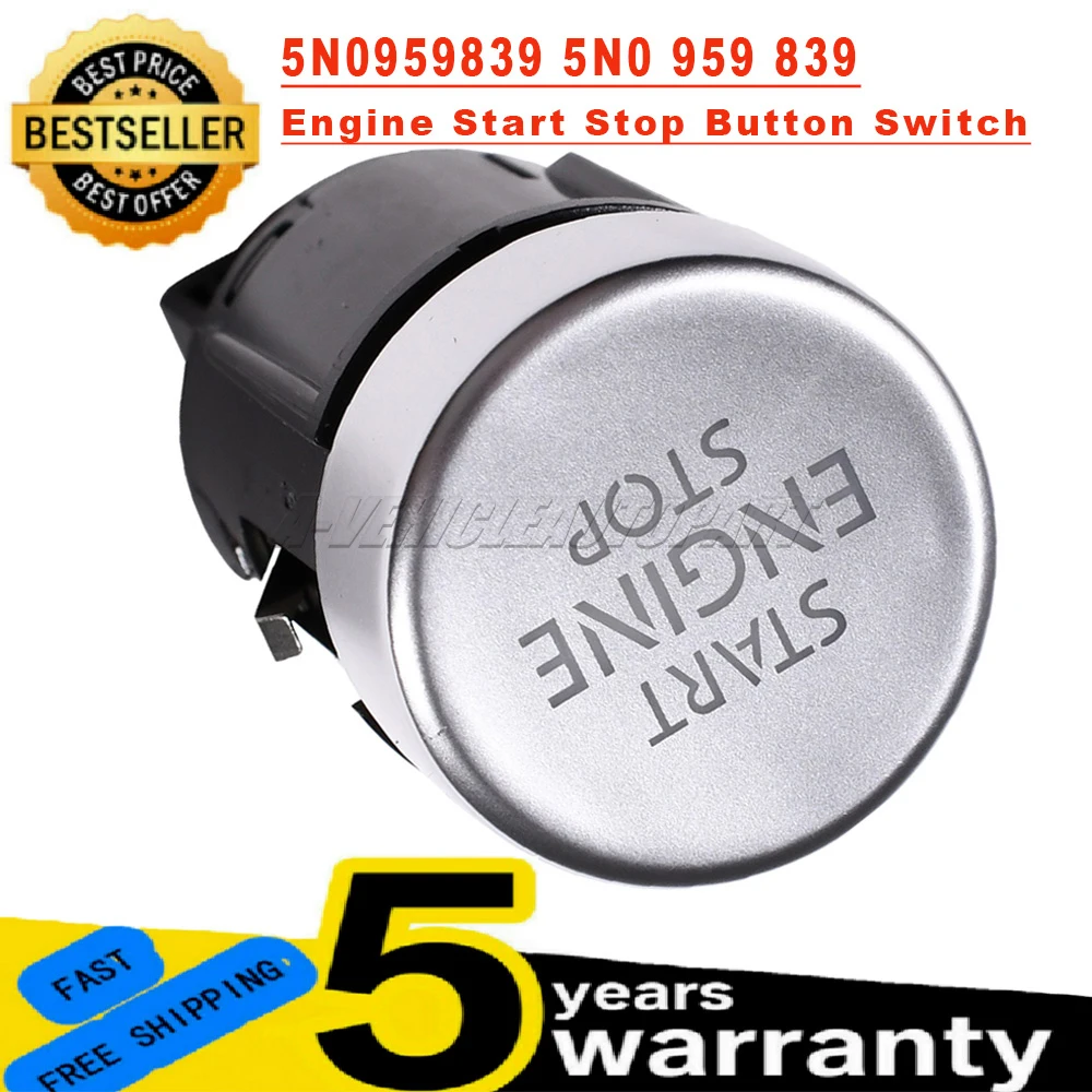 5N0959839 For VW Golf Plus MK6 Tiguan Mk1 New 1Pc Engine Start Stop Button Switch 4Pins black Easy Installation car accessories
5N0959839 For VW Golf Plus MK6 Tiguan Mk1 New 1Pc Engine Start Stop Button Switch 4Pins black Easy Installation car accessories