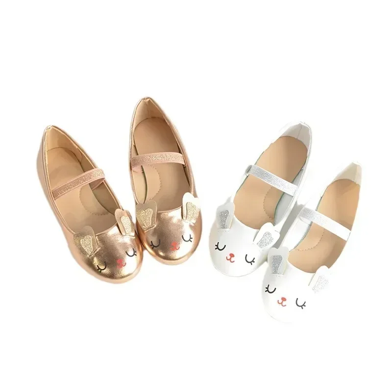 New Rabbit Wear-resistant Cartoon Children's Shoe Round Cute Spring Non-slip Delicate Flat Princess Shoes for Kids Leather Shoes
New Rabbit Wear-resistant Cartoon Children's Shoe Round Cute Spring Non-slip Delicate Flat Princess Shoes for Kids Leather Shoes