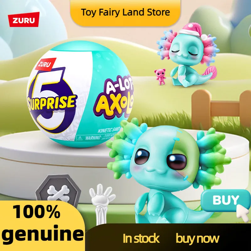 Zuru 5 Surprise A-Lot Axolotl Mini Blind Ball Cute Animal Baby Figurine Collectible Doll Toy Ornament Gift For Friends And Fans
Zuru 5 Surprise A-Lot Axolotl Mini Blind Ball Cute Animal Baby Figurine Collectible Doll Toy Ornament Gift For Friends And Fans