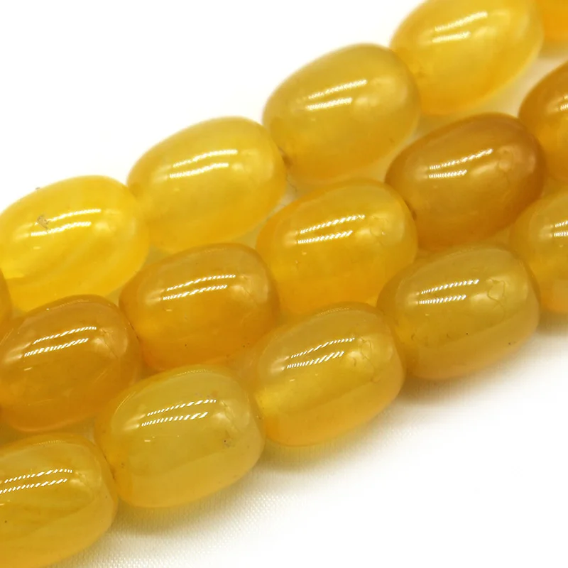 Wholesale Natural Stone Beads Yellow Agates Drum Barrel Shape Loose Round Beads Semi-Finished Handmade Bracelet Accessory
Wholesale Natural Stone Beads Yellow Agates Drum Barrel Shape Loose Round Beads Semi-Finished Handmade Bracelet Accessory