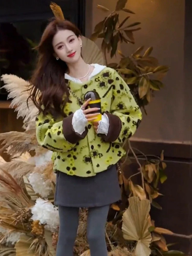 Faionable зима 2024, женский открытый кардиган, топ Ele, маленький дизайн, 3D цветок, ароматный джемпер, женский свободный крой, длинный...
Faionable зима 2024, женский открытый кардиган, топ Ele, маленький дизайн, 3D цветок, ароматный джемпер, женский свободный крой, длинный...