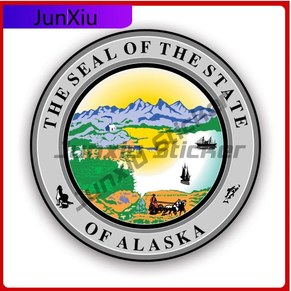 Alaska State Seal Sun Resistant Fade Resistant Vintage For Truck Helmet Rear Windshield Easy Apply Removable Decoration Scratch
Alaska State Seal Sun Resistant Fade Resistant Vintage For Truck Helmet Rear Windshield Easy Apply Removable Decoration Scratch