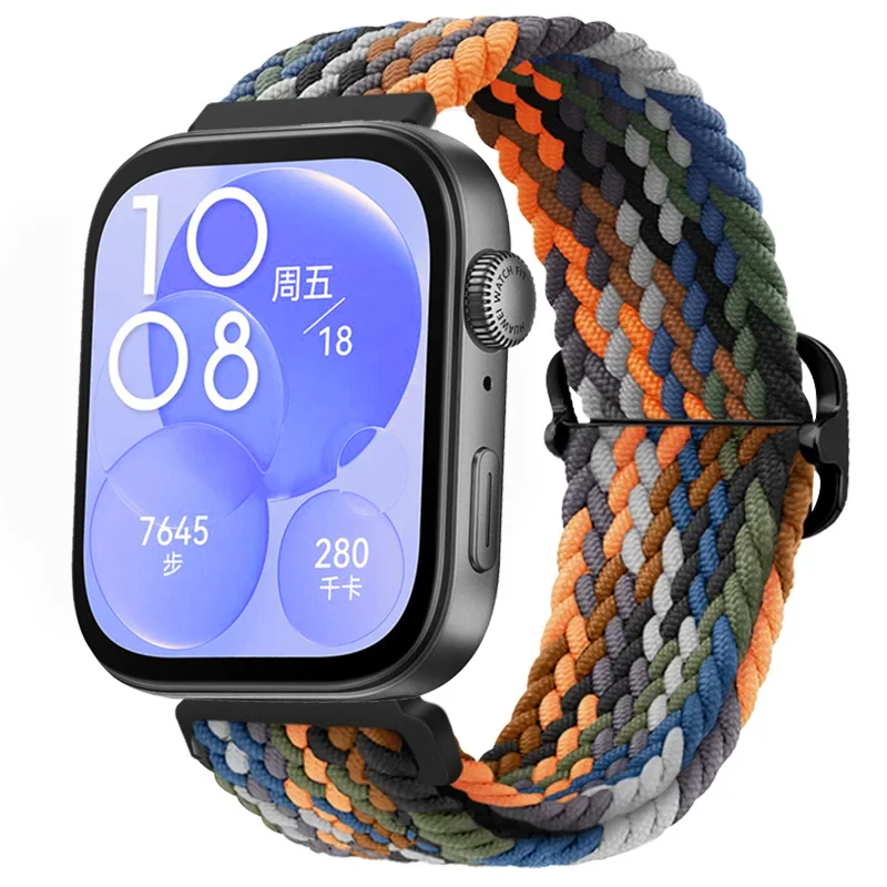 Нейлоновый Плетеный ремешок для Huawei Watch Fit 3, регулируемый эластичный браслет, браслет для Huawei Watch Fit 3, аксессуары для браслета
Нейлоновый Плетеный ремешок для Huawei Watch Fit 3, регулируемый эластичный браслет, браслет для Huawei Watch Fit 3, аксессуары для браслета
