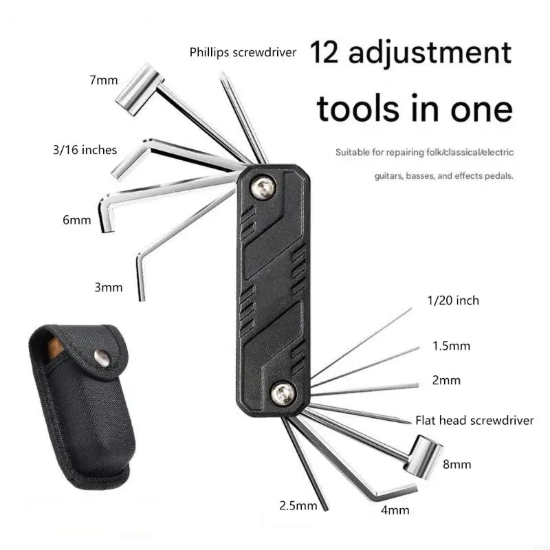 Guitar Maintenance Tool with Hexagon Wrench Screwdriver For Electric Bass Repair 4XBB
Guitar Maintenance Tool with Hexagon Wrench Screwdriver For Electric Bass Repair 4XBB