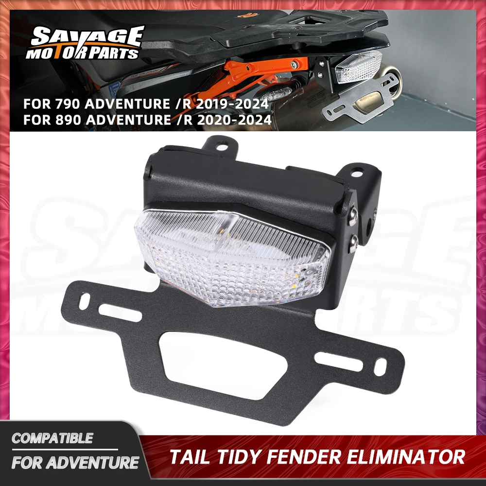 For 790 890 Adventure /R 2024 License Plate Holder Motorcycle Parts LED Taillight Rear Tail Tidy Fender Eliminator Kit 2019-2023
For 790 890 Adventure /R 2024 License Plate Holder Motorcycle Parts LED Taillight Rear Tail Tidy Fender Eliminator Kit 2019-2023