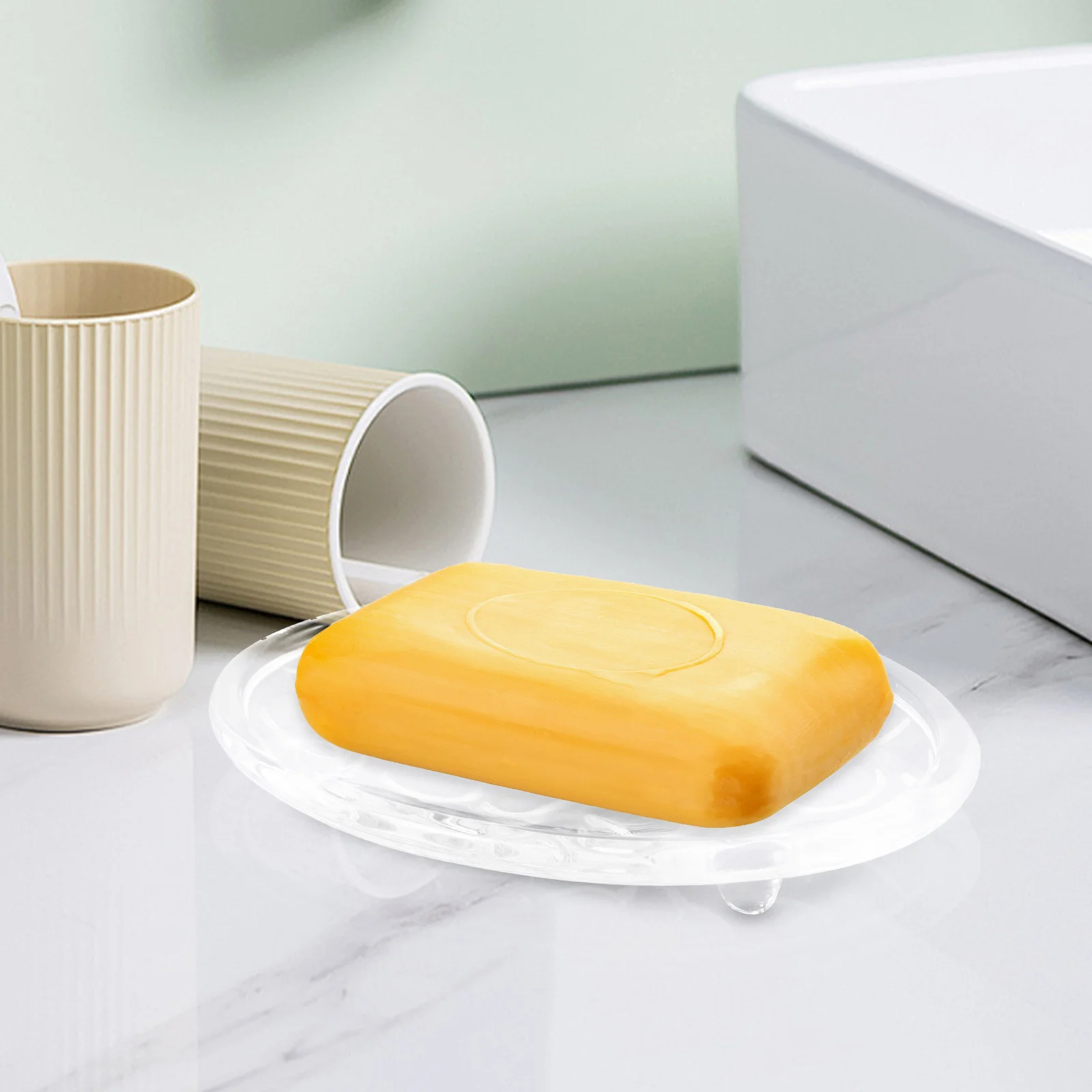 Glass Soap Box Transparent Bathroom Soap Dish Holder Compact Storage Tray Home Supplies Bathroom Accessories
Glass Soap Box Transparent Bathroom Soap Dish Holder Compact Storage Tray Home Supplies Bathroom Accessories