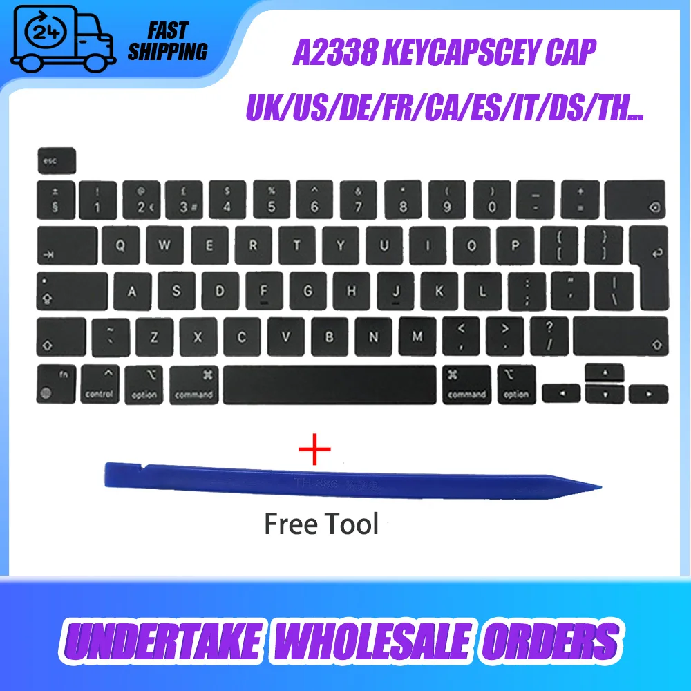 A2338 New Keycaps key caps US UK French Spain Germany Italy For Macbook Pro Retina 13" M1 M2
A2338 New Keycaps key caps US UK French Spain Germany Italy For Macbook Pro Retina 13" M1 M2