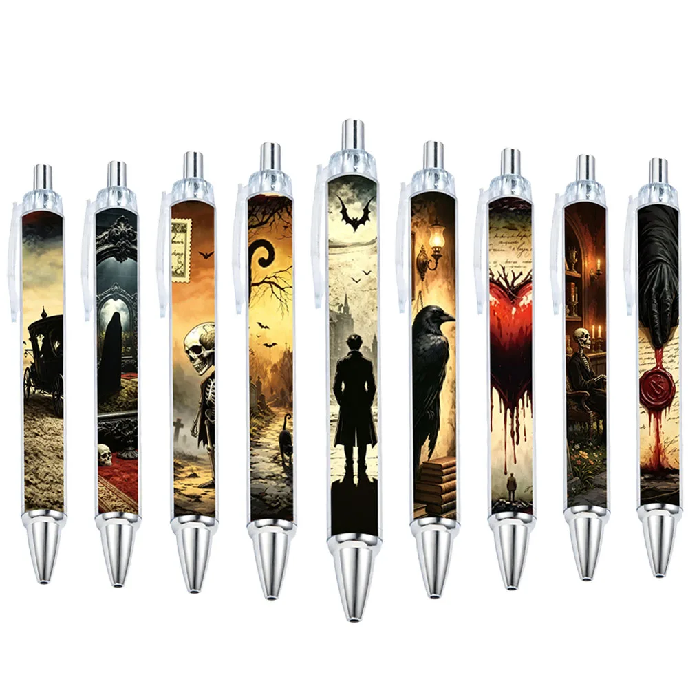 11 pieces of creative neutral pens. Raven-designed writing pens. Patterns are random.
11 pieces of creative neutral pens. Raven-designed writing pens. Patterns are random.