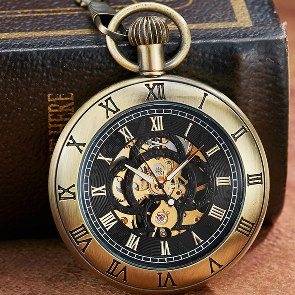 Vintage Bronze Pocket Watch MECHANICAL Retro Pendant Watch with Fob Necklace Chain Best Gift for Men Women reloj ساعات جيب ذات س
Vintage Bronze Pocket Watch MECHANICAL Retro Pendant Watch with Fob Necklace Chain Best Gift for Men Women reloj ساعات جيب ذات س