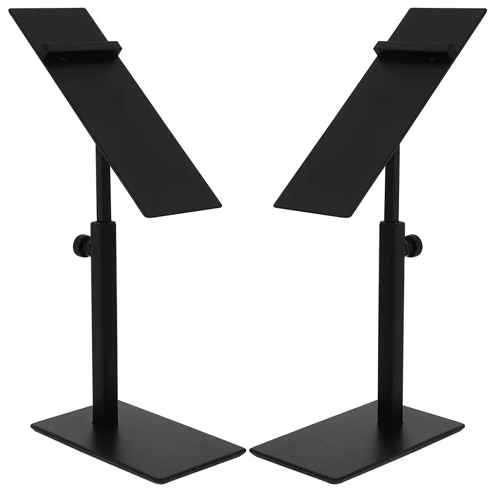 2Pcs Black Stainless Steel Adjustable Shoe Display Stand Rack 140x50mm High Heels Shelf Store Exhibits Metal Sturdy Racks
2Pcs Black Stainless Steel Adjustable Shoe Display Stand Rack 140x50mm High Heels Shelf Store Exhibits Metal Sturdy Racks