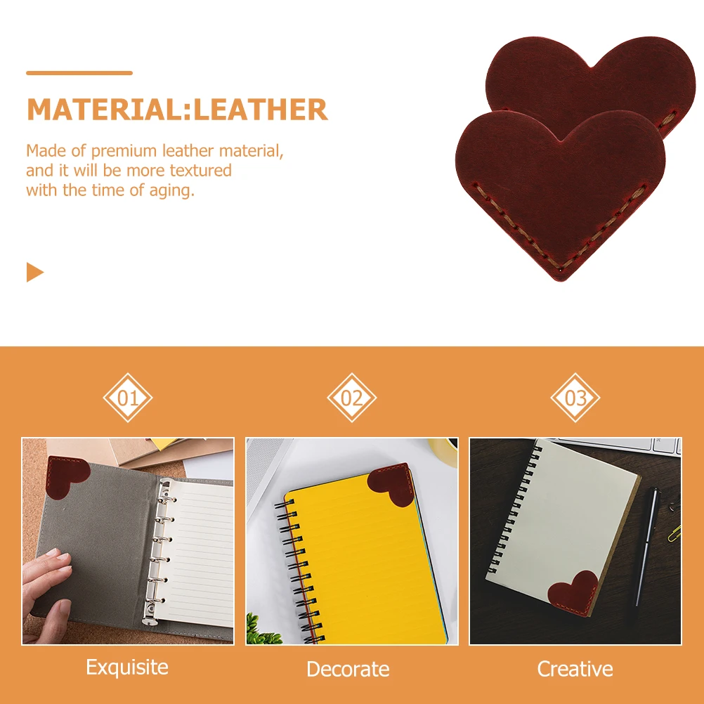 2 Pcs Book Accessories Real Bookmarks Reading Page Markers Aesthetic Heart Corner Girly Heart-shaped Manual
2 Pcs Book Accessories Real Bookmarks Reading Page Markers Aesthetic Heart Corner Girly Heart-shaped Manual