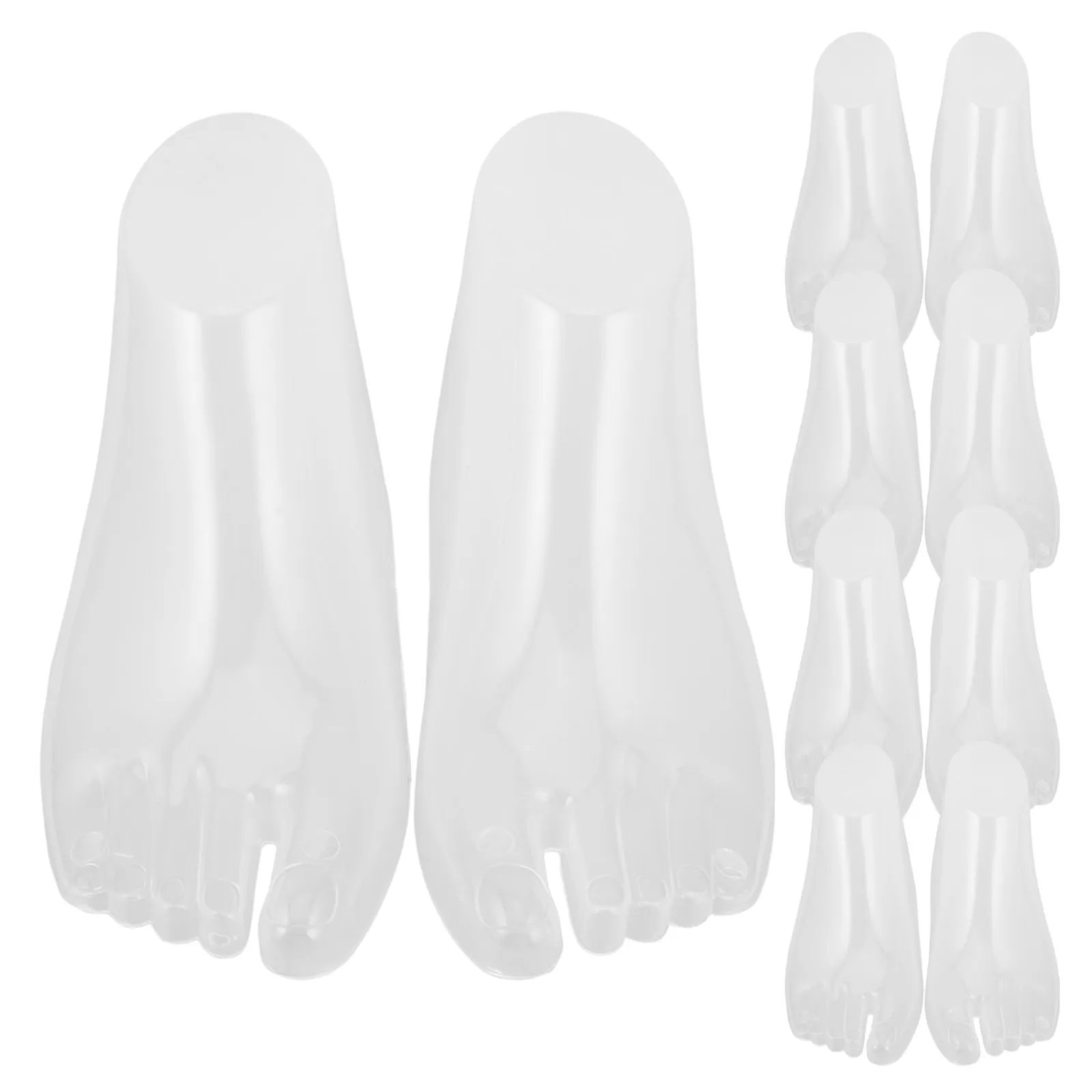 5Pairs Kids Foot Forms PVC Shoe Shapers for Maintaining Shoe Shape Displaying Socks Booties Children Shoes Stands Socks Filler
5Pairs Kids Foot Forms PVC Shoe Shapers for Maintaining Shoe Shape Displaying Socks Booties Children Shoes Stands Socks Filler