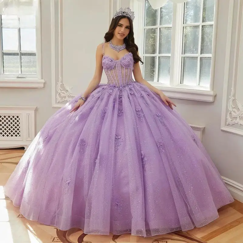 Лавандово-фиолетовые платья Quinceanera по индивидуальному заказу, аппликации из бисера и бриллиантов, плиссированные бретельки, милые платья De 15 Anos
Лавандово-фиолетовые платья Quinceanera по индивидуальному заказу, аппликации из бисера и бриллиантов, плиссированные бретельки, милые платья De 15 Anos