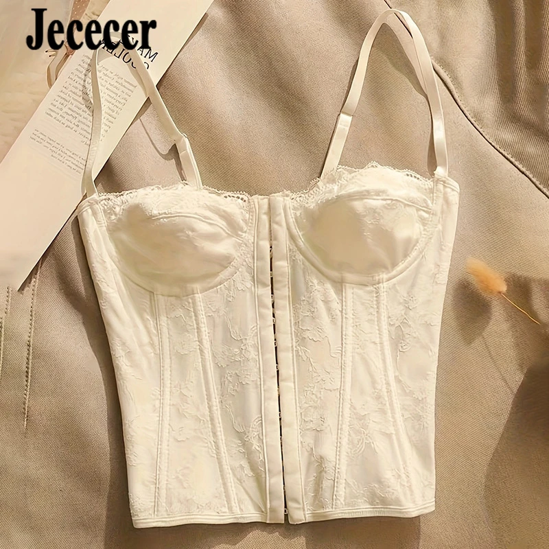Женское корректирующее белье Jececer: белый кружевной корсет-камизоль с эффектом утяжки живота и красивой спинкой
Женское корректирующее белье Jececer: белый кружевной корсет-камизоль с эффектом утяжки живота и красивой спинкой