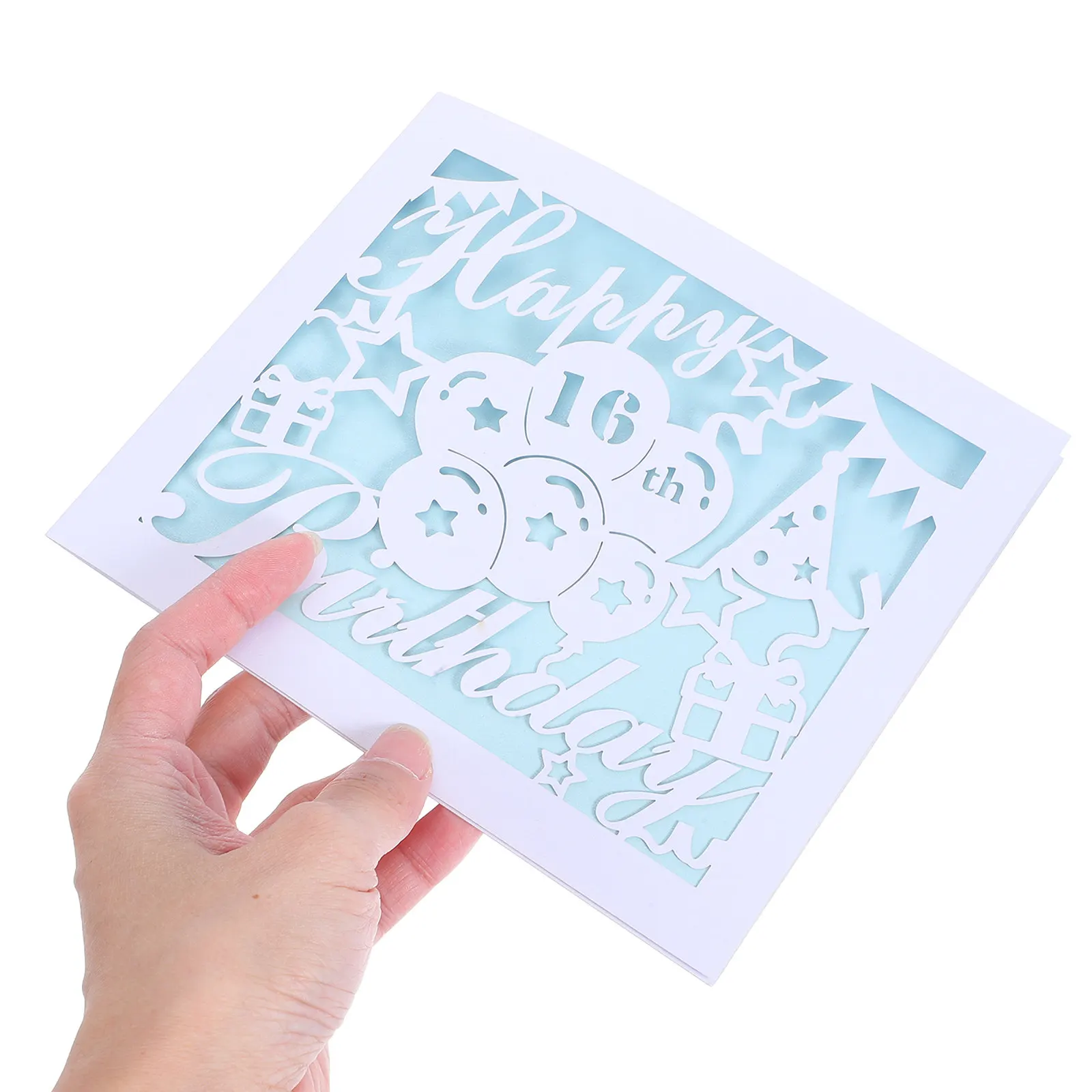 10Sets Hollow Birthday Greeting Cards 16Th Birthday Card Elegant Cutout Design Blank Inside with Matching Envelopes for Students
10Sets Hollow Birthday Greeting Cards 16Th Birthday Card Elegant Cutout Design Blank Inside with Matching Envelopes for Students