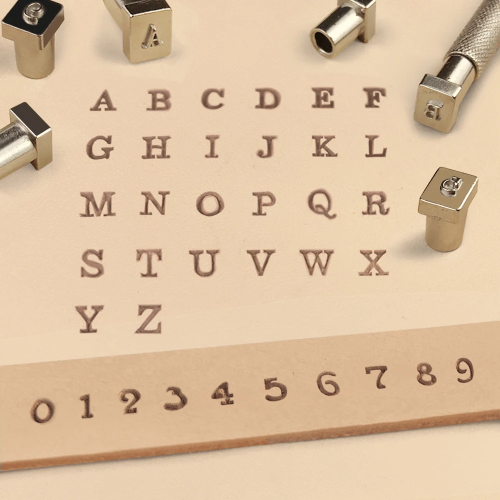 BelovedCraft 37 Pcs 1/8 Inch (3.2mm) Stamping For Leathercraft Number And Letter Stamp Set with a Steel Handle
BelovedCraft 37 Pcs 1/8 Inch (3.2mm) Stamping For Leathercraft Number And Letter Stamp Set with a Steel Handle