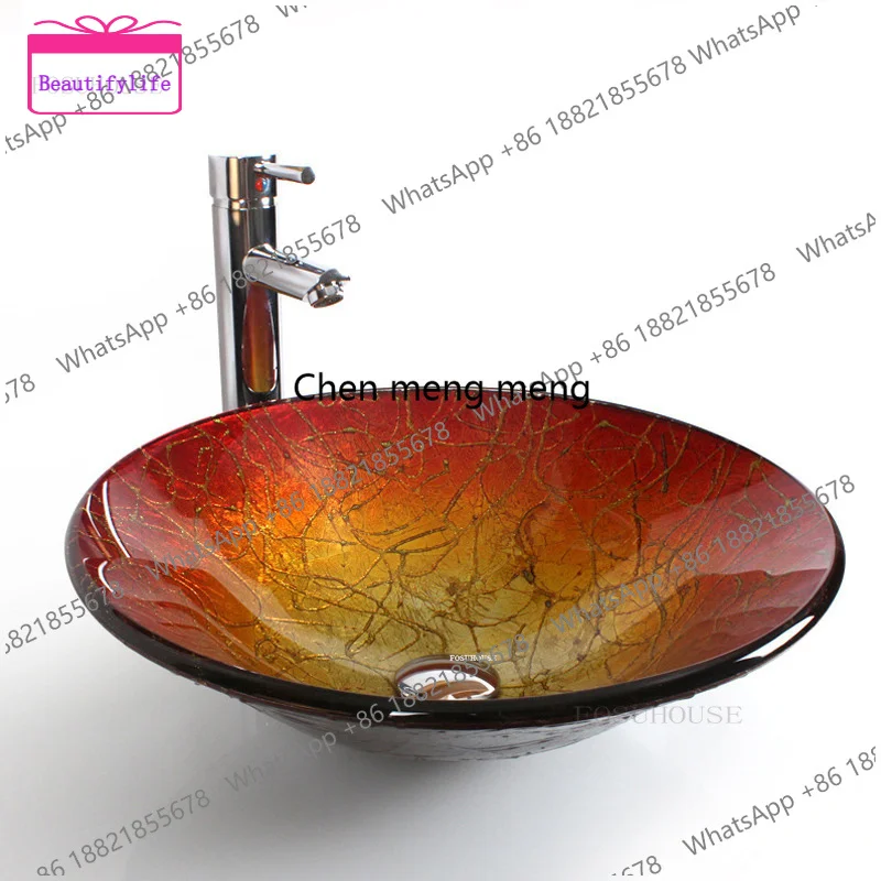 YL Modern Above Counter Basin 14 Styles of Bathroom Sinks Household Toilet Washing Sink Creative Round Tempered Glass Washbasins
YL Modern Above Counter Basin 14 Styles of Bathroom Sinks Household Toilet Washing Sink Creative Round Tempered Glass Washbasins